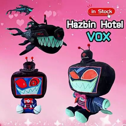 Anime Merchandise Plush Toys - STOKTA YENİ Hazbin Hotel Peluş Oyuncaklar