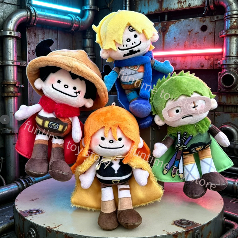 Luffy Anime Merchandise - 15 CM Anime Tek Parça Peluş