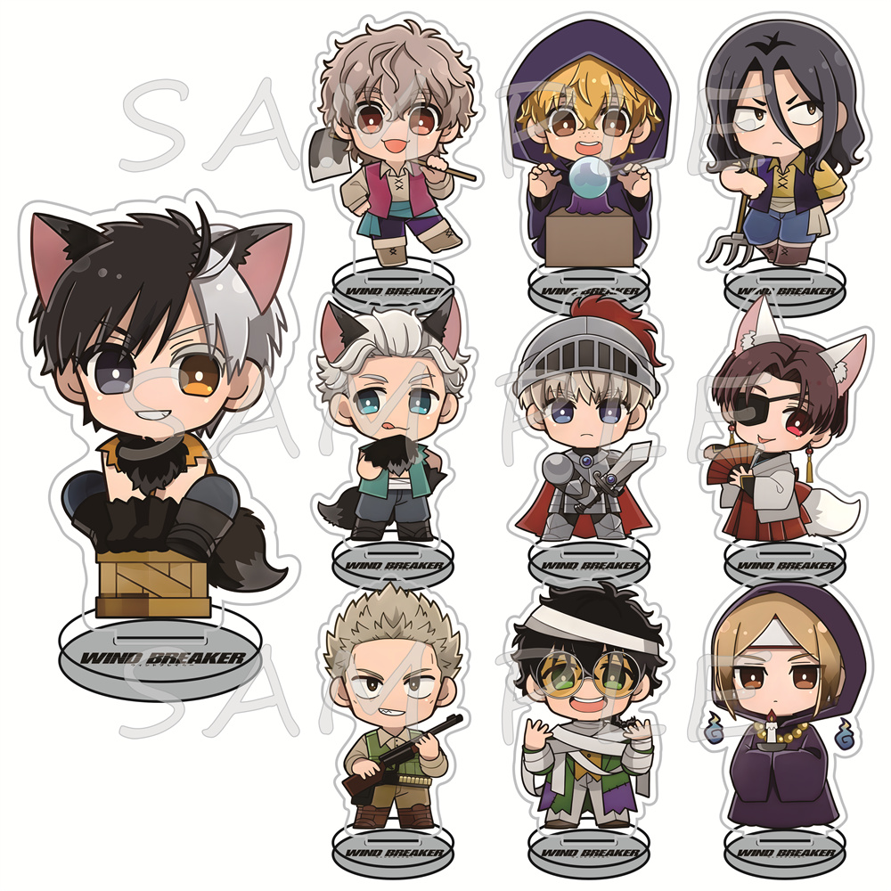 Windbreaker Anime Merchandise - RÜZGAR KIRICI 10 cm Akrilik Standı