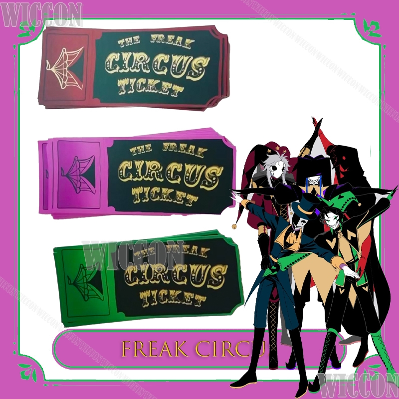 Anime Merchandise Europe - Freak Circus Bilet Kartı Kırmızı Yeşil