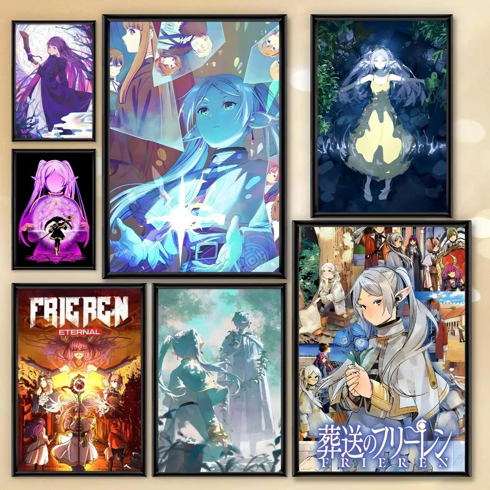 Frieren Anime Merchandise - Sayılara Göre DIY Yağlı Boya Resim