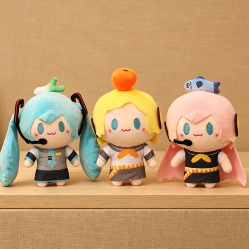 Anime Merchandise Plush Toys - Sevimli chibi Hatsune Miku figürü anime