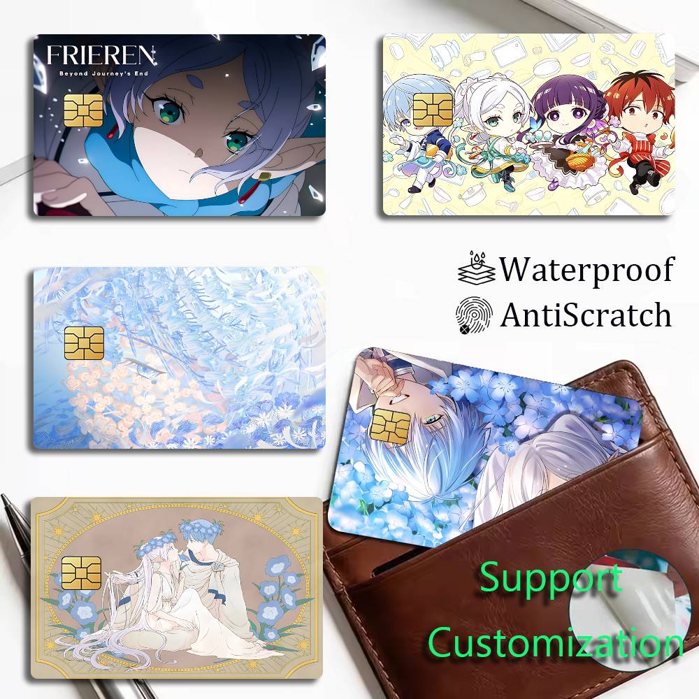 Frieren Anime Merchandise - F-Frieren Anime Resmi Ürünleri Kart Çıkartmaları