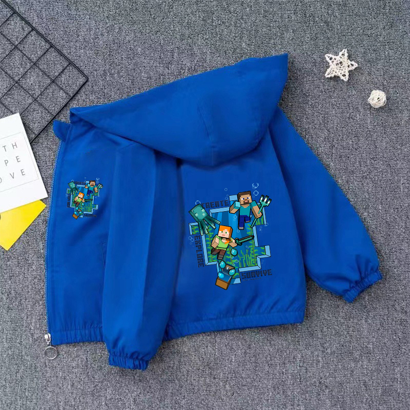 Minecraft Rafted Ceket Oyun Te - Windbreaker Anime Merchandise incelemesi ve fiyatı