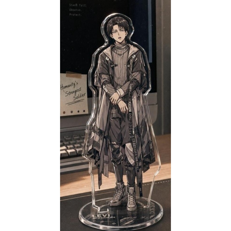Levi Ackerman Akrilik Stand Fi - Windbreaker Anime Merchandise incelemesi ve fiyatı
