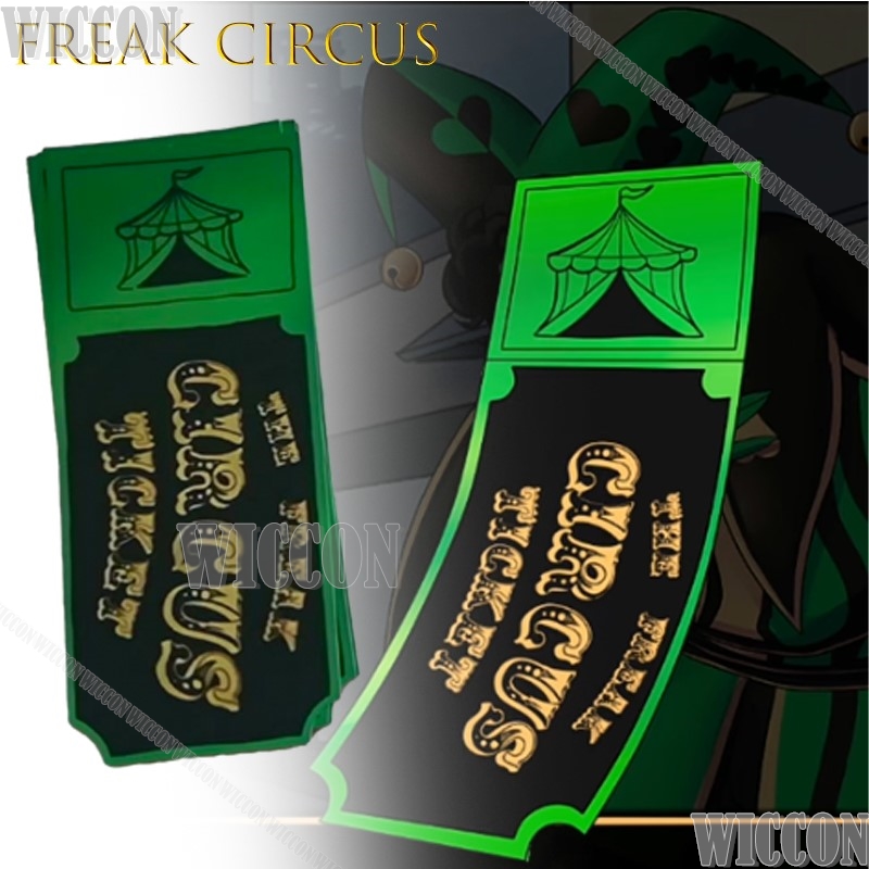 Freak Circus Bilet Kartı Kırmı - Anime Merchandise Europe incelemesi ve fiyatı