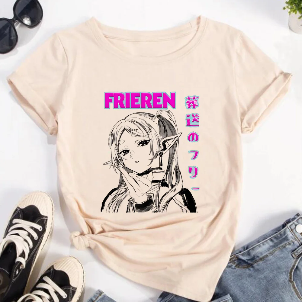 Frieren Tshirt Kadın Streetwea - Frieren Anime Merchandise incelemesi ve fiyatı